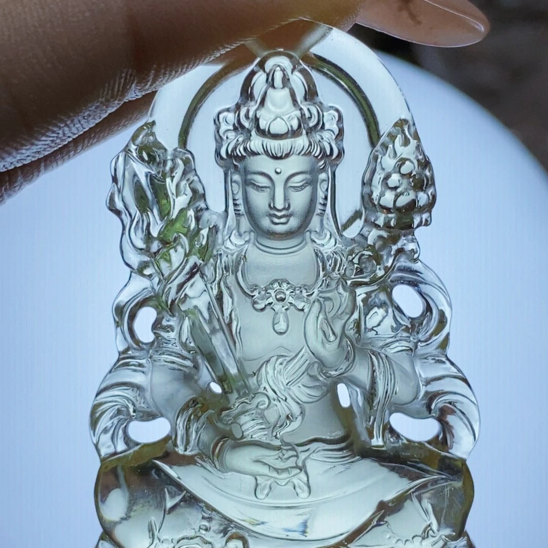 水晶颈饰未镶嵌?****吊坠