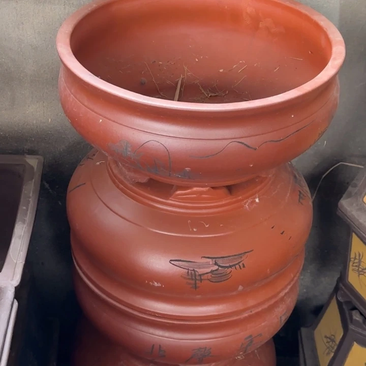 紫砂花盆             90-2