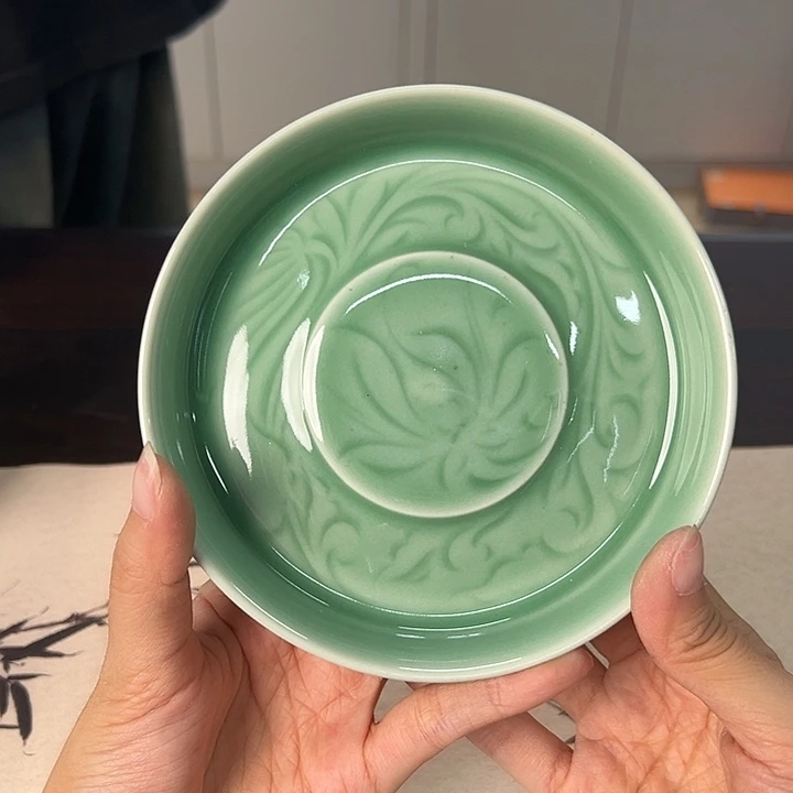 龙泉云间青瓷小米茶器