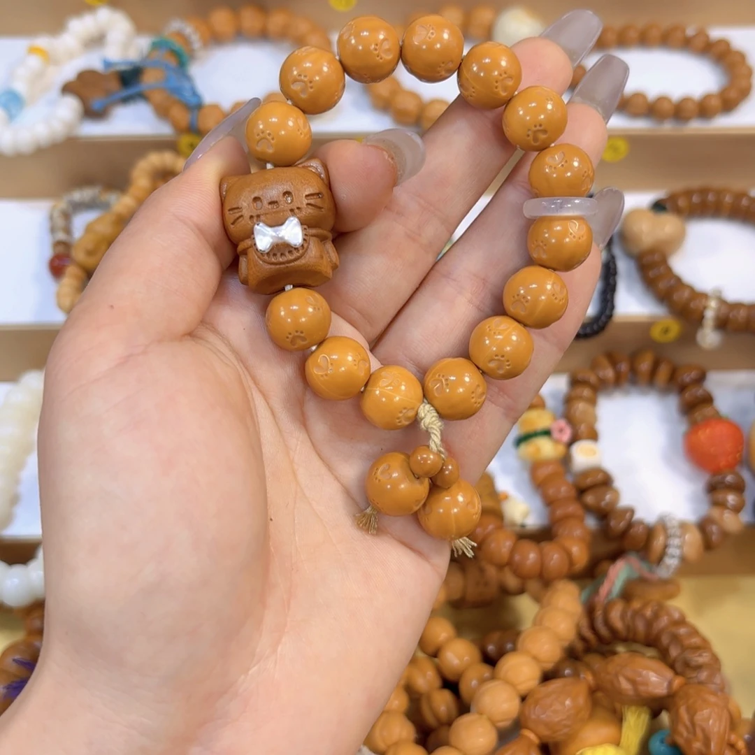 星月菩提吊坠全品猴头猫爪➕立体猫