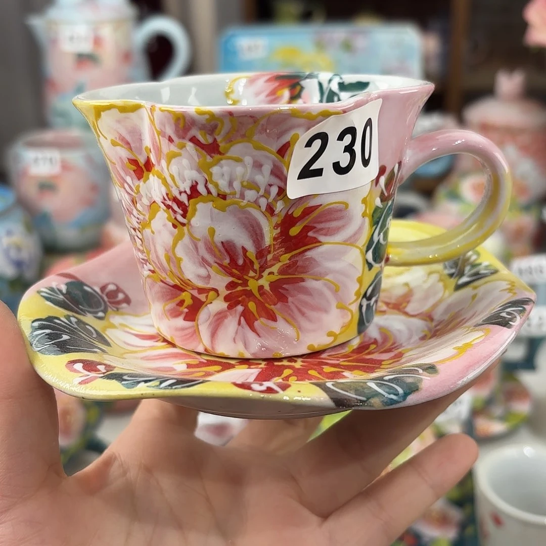 景德镇手绘高温釉下彩陶瓷茶具