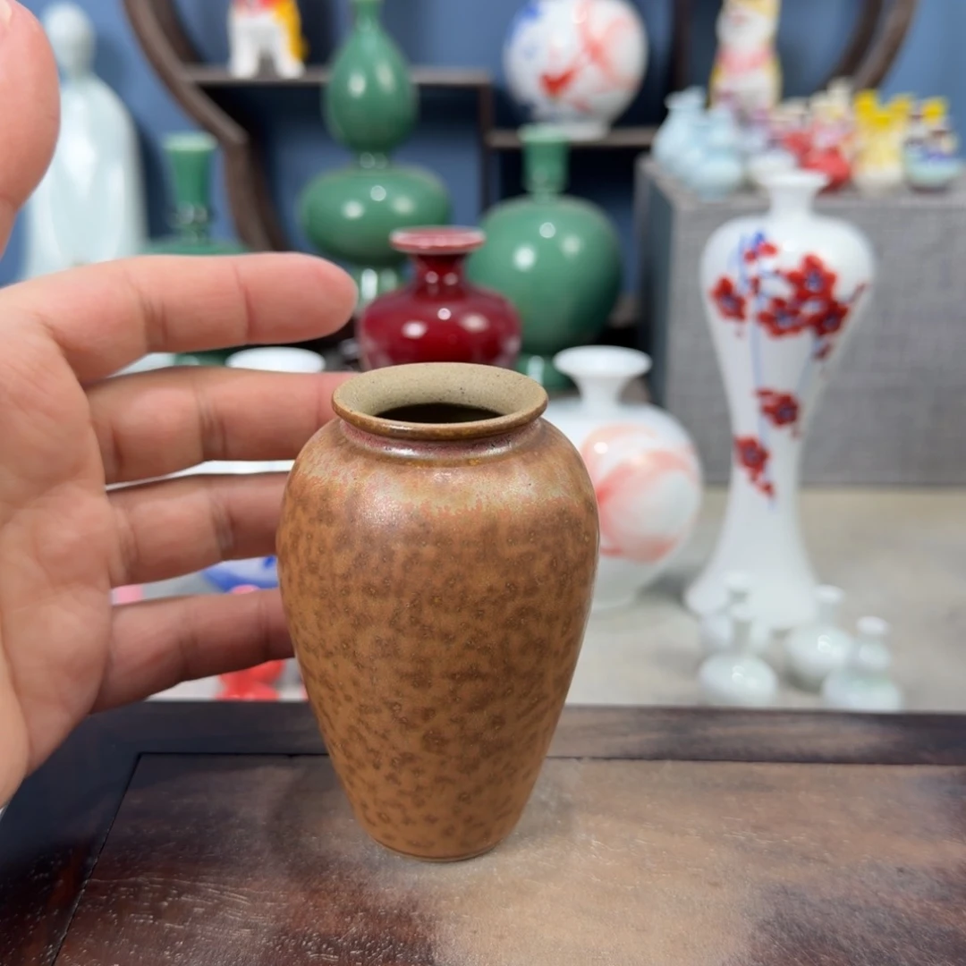 陶瓷手工小花器摆件