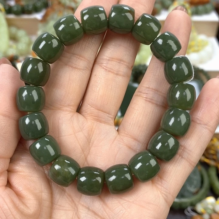 【闪购商品】透闪石质玉手串未镶嵌