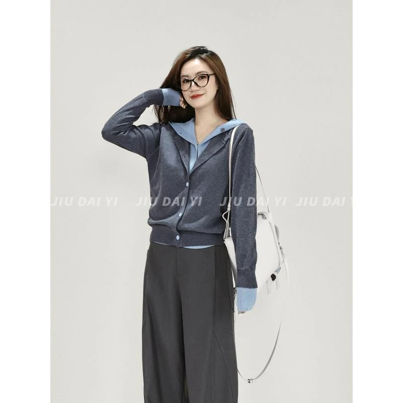 玖黛衣【许你清风】秋冬穿搭新款时尚毛衣XSP44482