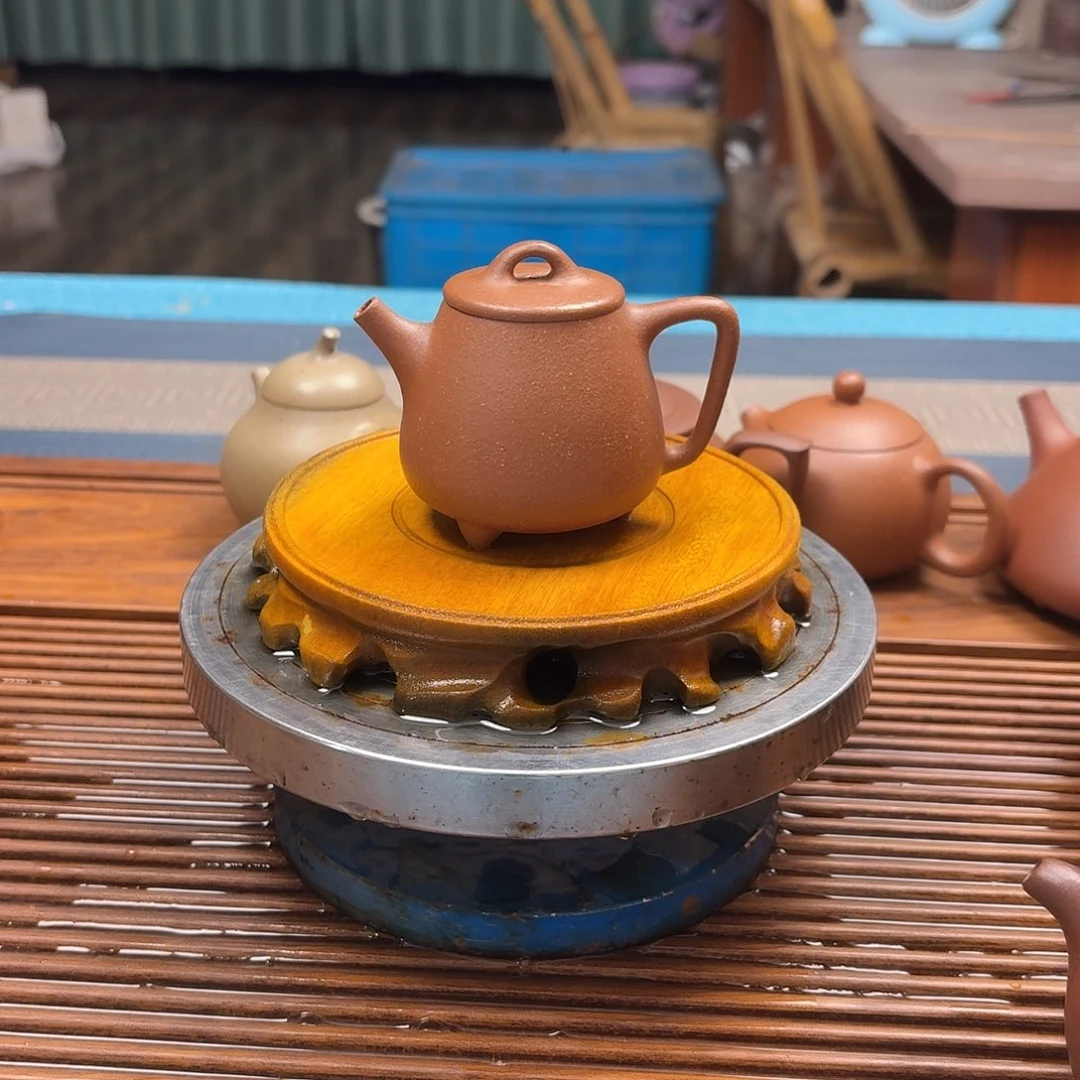 紫砂茶壶半手工制作