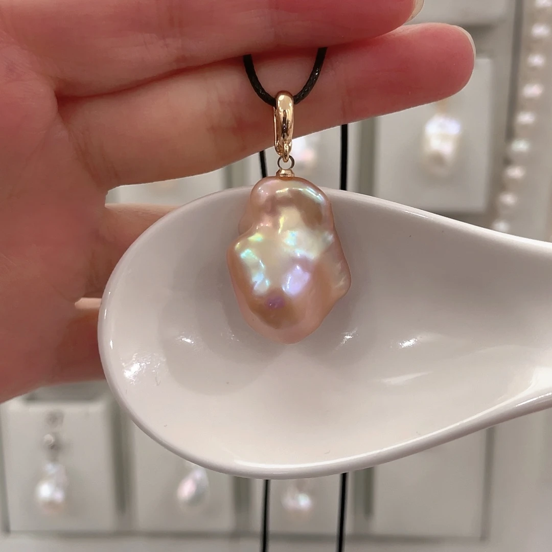 未镶嵌耳坠淡水珍珠