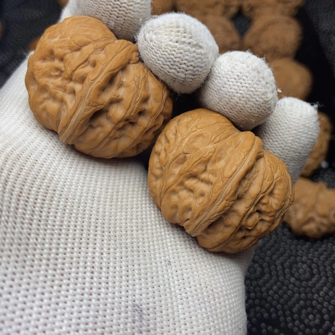 文玩核桃把件39平谷元宝有黄