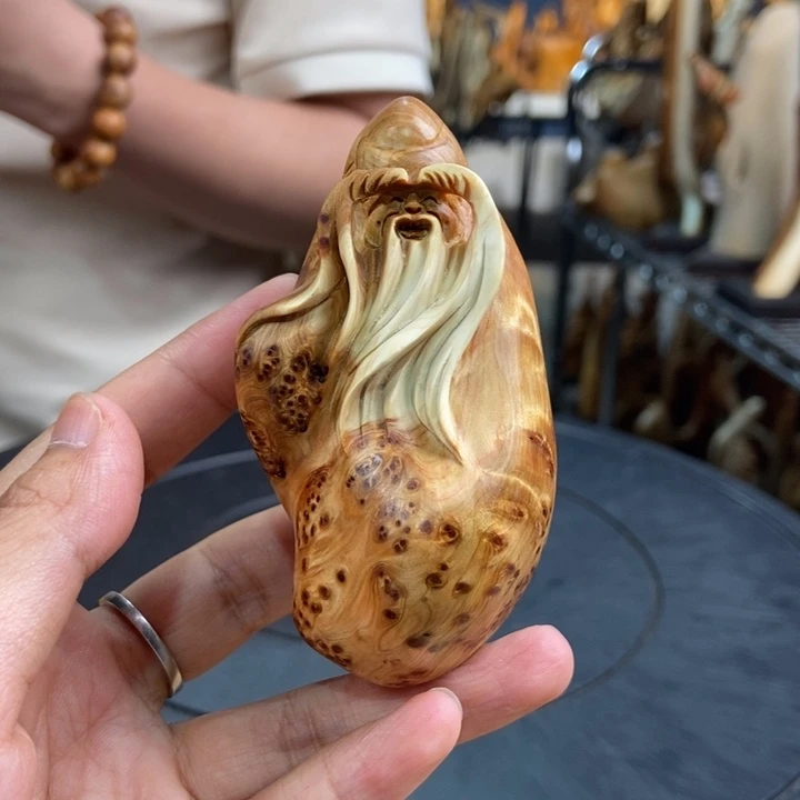 柏木（崖柏）手把件