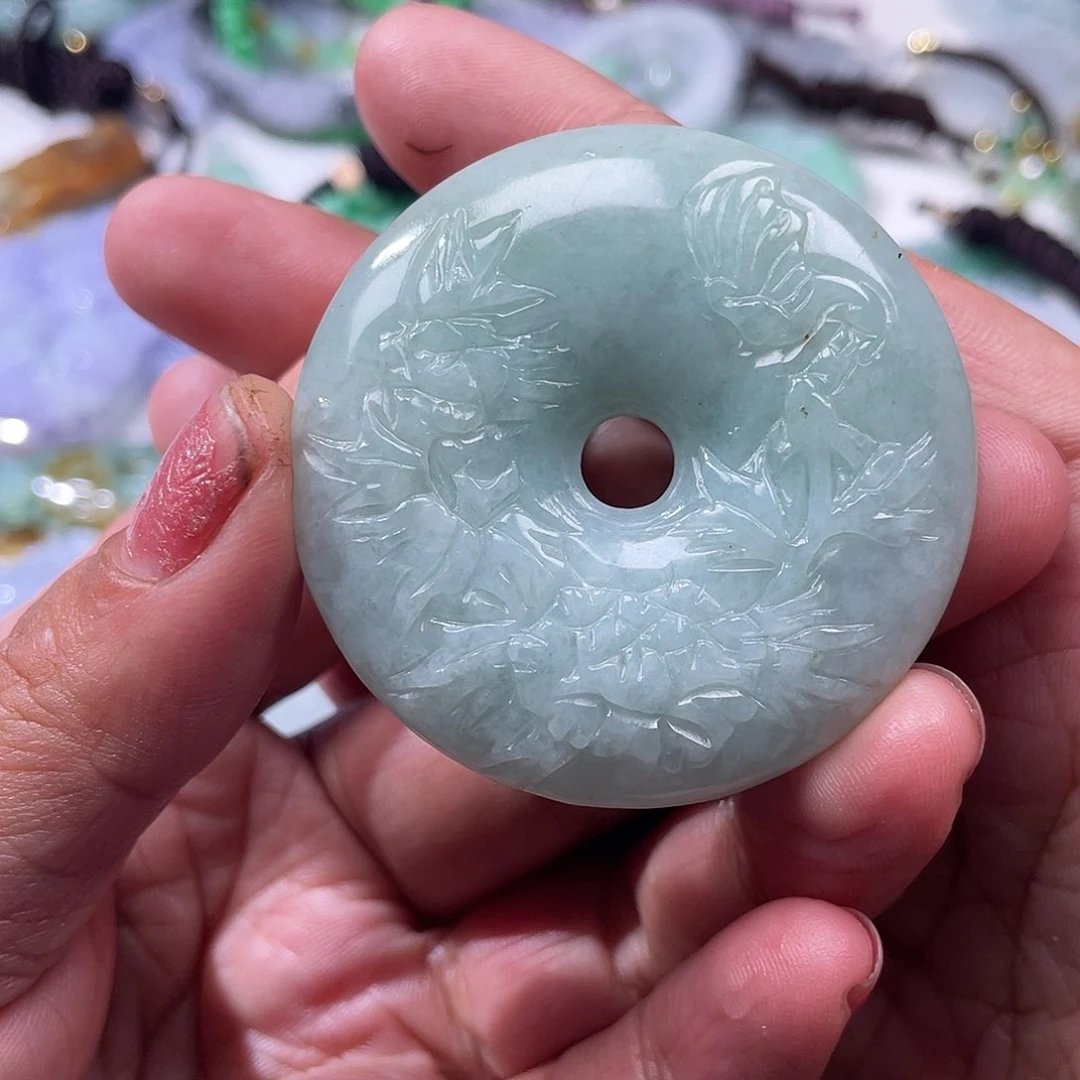 颈饰未镶嵌翡翠翡玉缘翡翠