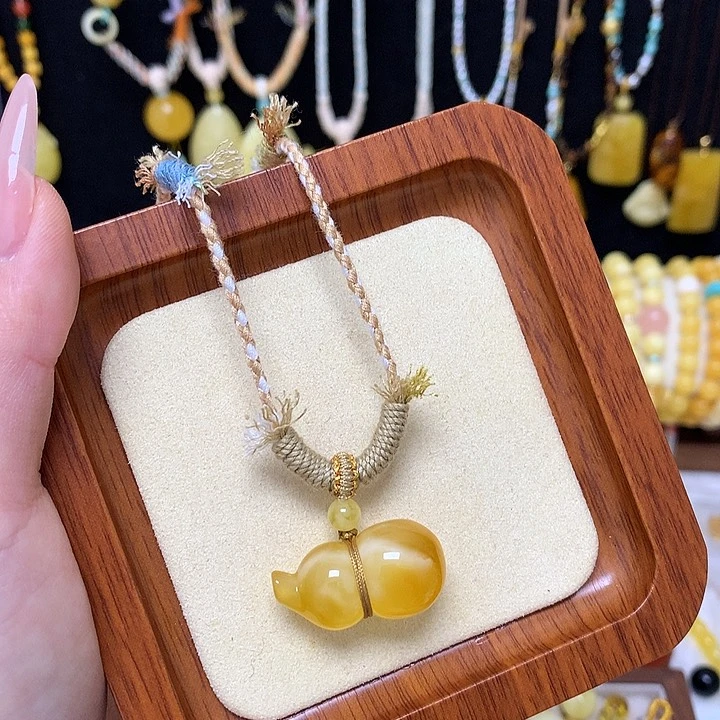 手链蜜蜡未镶嵌蜜蜡吊坠