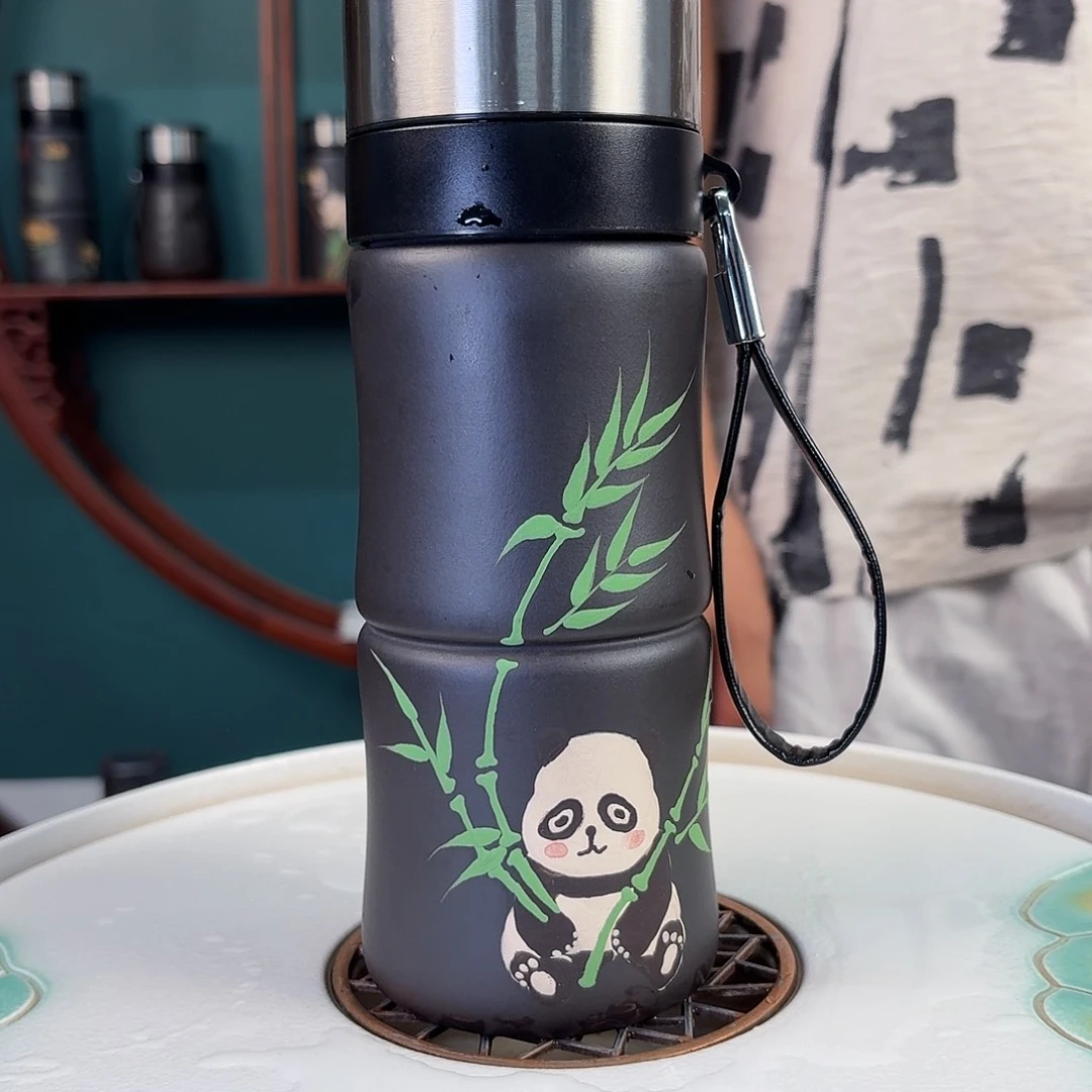 宜兴小琅瓷紫砂车载杯保温杯