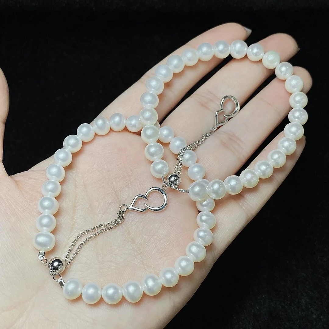 【云上叙】20 V25036-淡水珍珠手链-多样性发一件-6mm+（东哥）