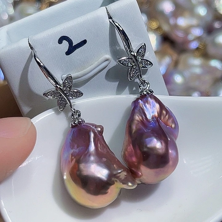 未镶嵌耳饰淡水珍珠