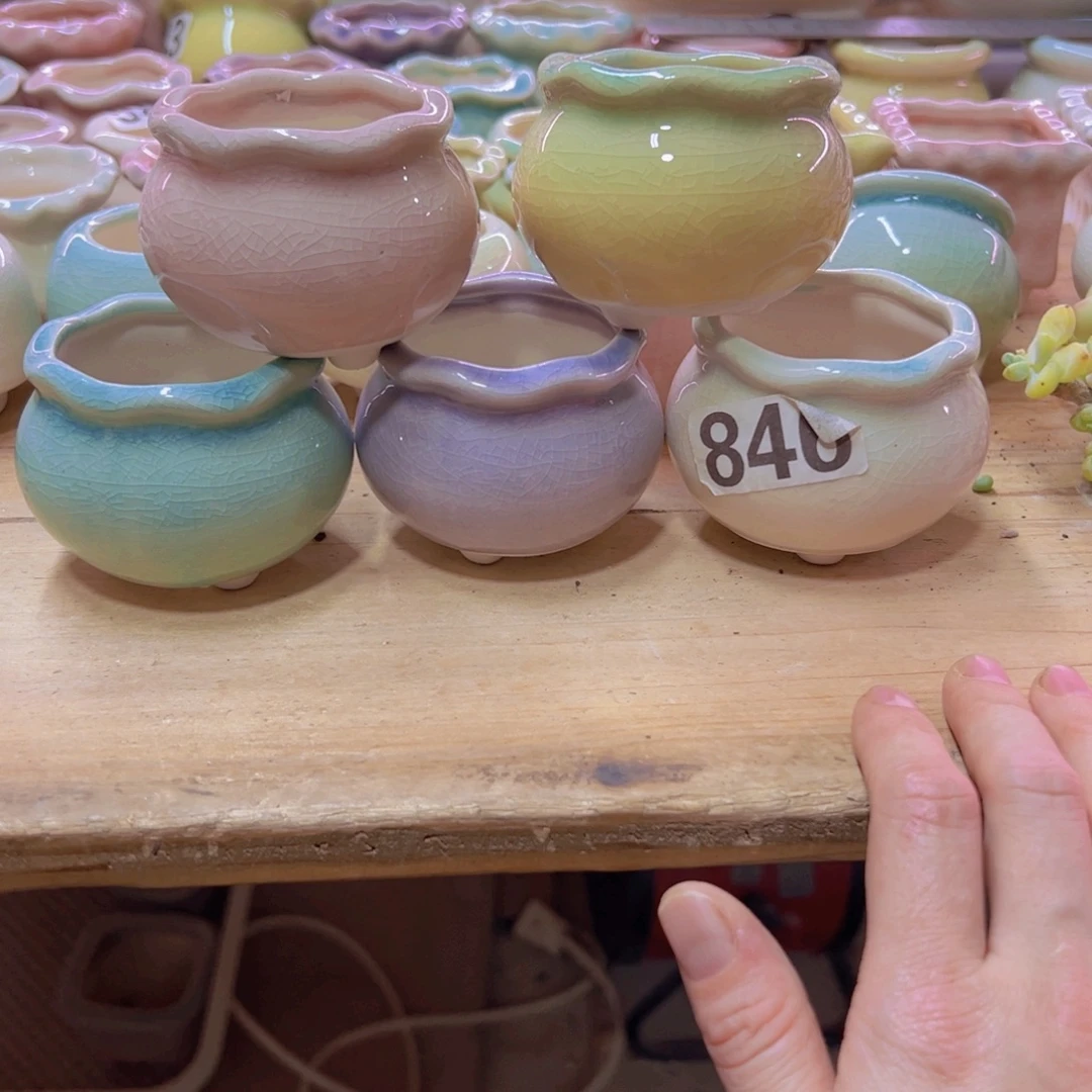 陶瓷花盆当场凑满12包邮