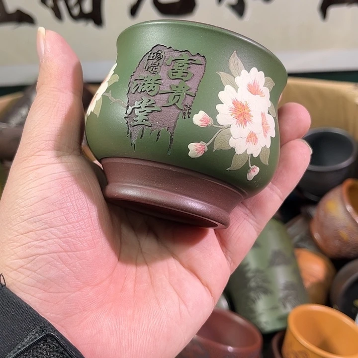 茶杯紫砂全手工紫砂主人杯
