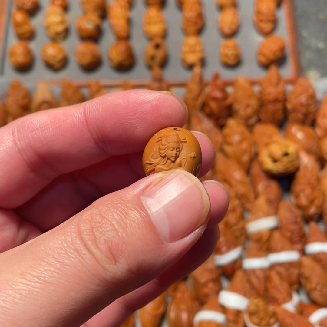 橄榄核手串/手链圆珠美女