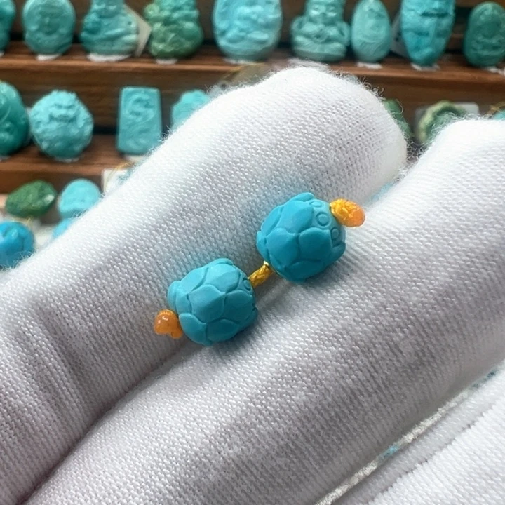 绿松石未镶嵌配饰7.5