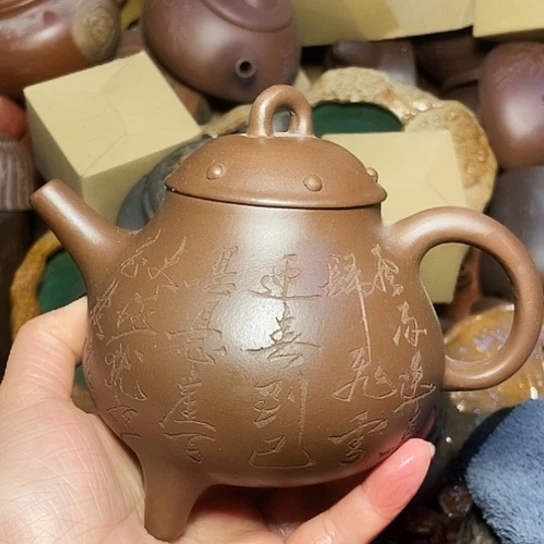 全手工制作宜兴紫砂壶