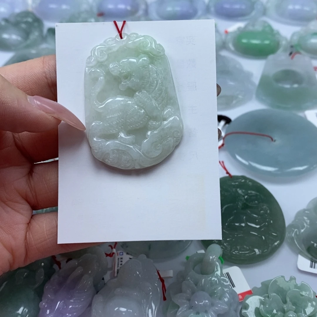 颈饰未镶嵌翡翠天然翡翠a货