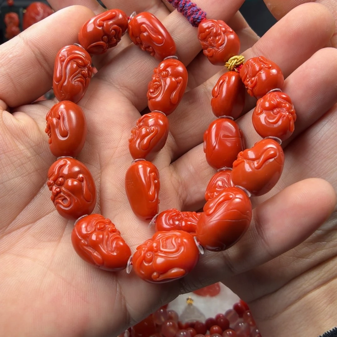 小***业南红玛瑙未镶嵌挂件
