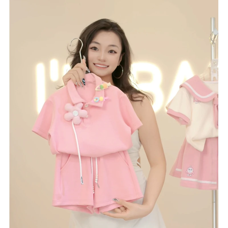 【Xin BABY】高品质A类纯棉女童套装夏款短袖女宝裙子儿童夏季-现货