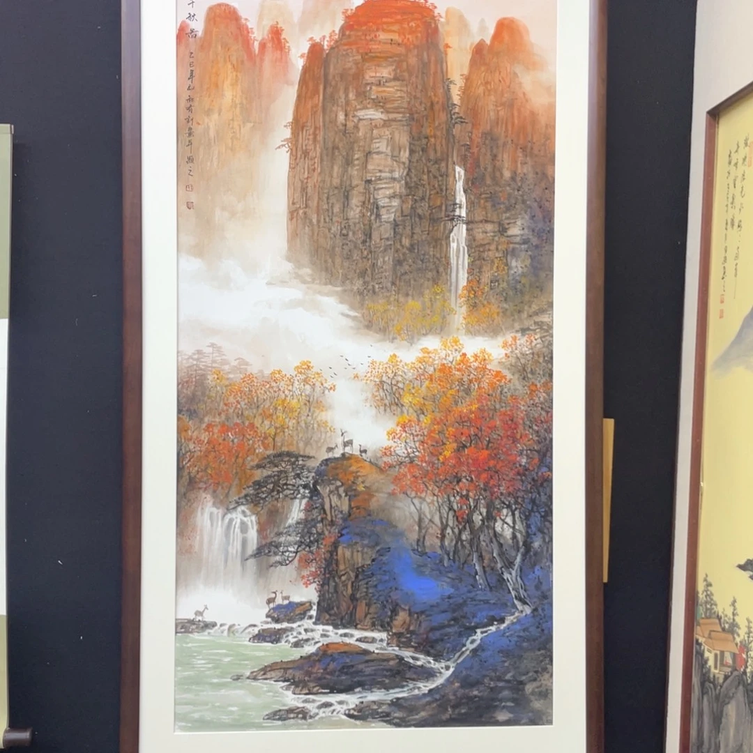 国画原创画家，精品山水，画心