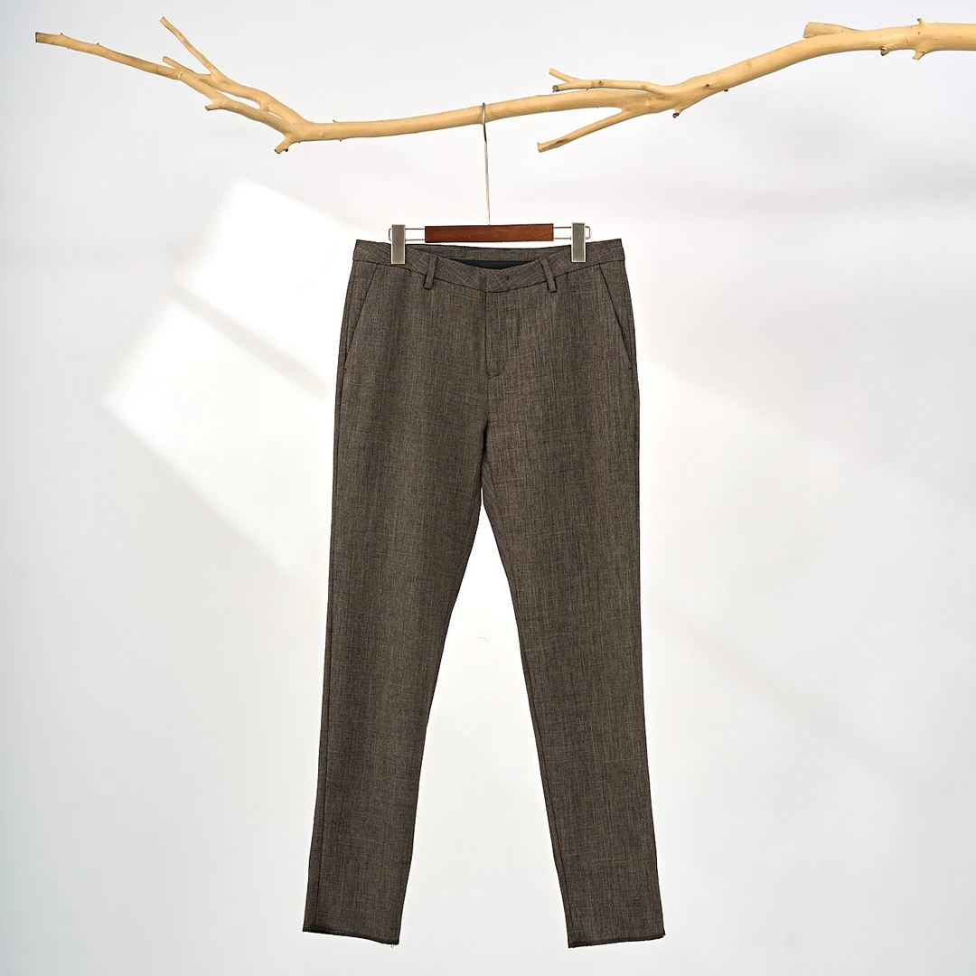 【AZ】796-AZ6921KD007-秋冬季深咖西裤直筒版型舒适裤子