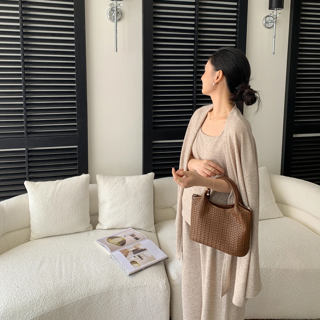 ZMA孕妇装【法式慵懒】2025秋季新款松弛感穿搭吊带开衫垂感直筒裤