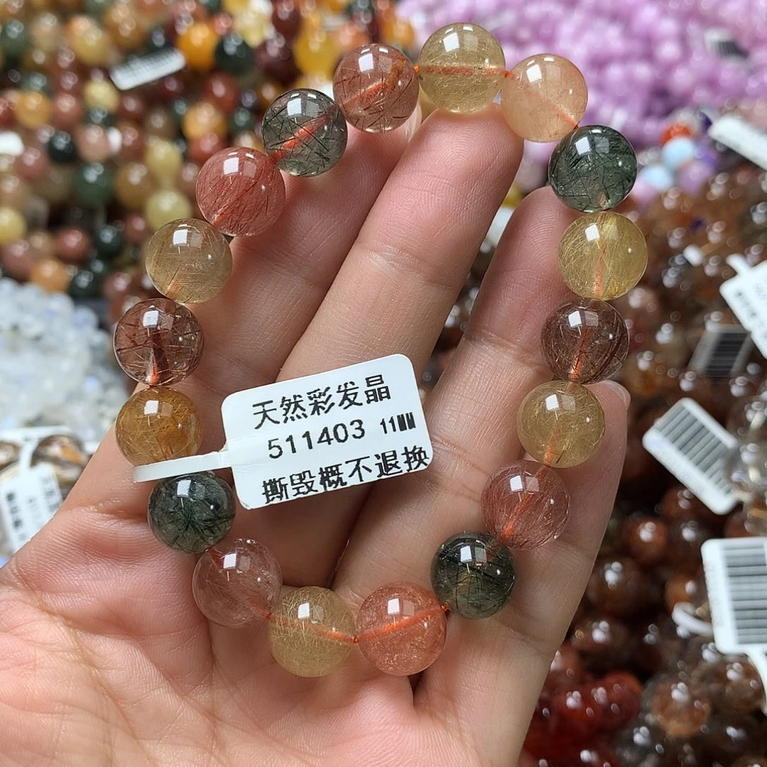 水晶手链未镶嵌，