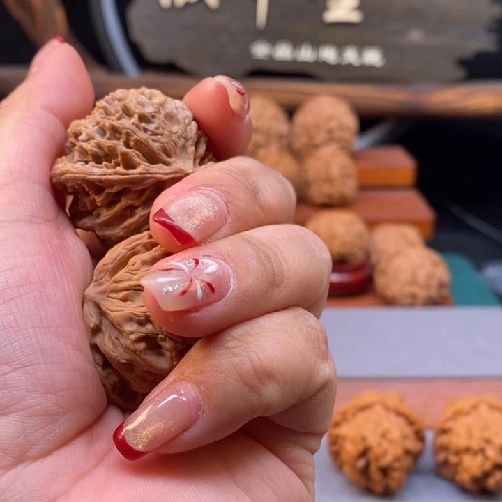 文玩核桃把件S***N35.5苹果园