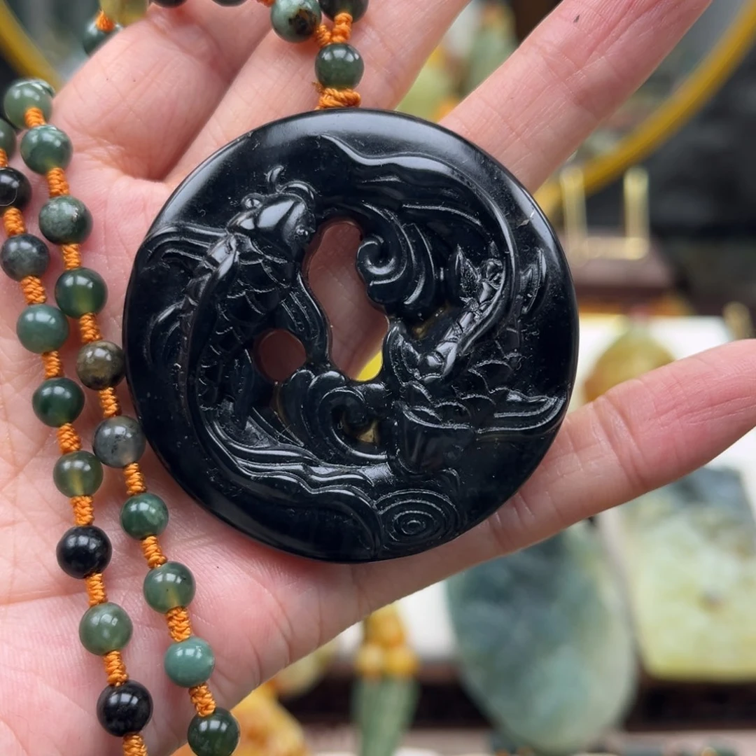 岫玉未镶嵌挂件挂件