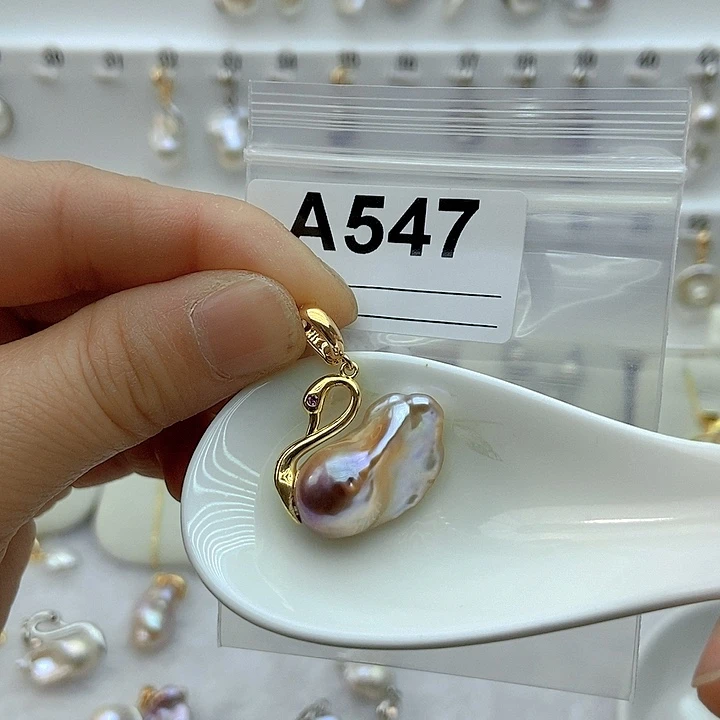 淡水珍珠颈饰银S925镶嵌