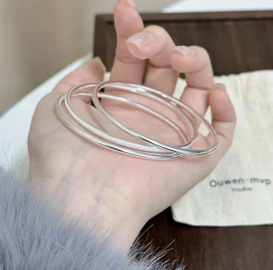 006 三生三世三圈细圈手环  精美时尚气质民族风首饰无礼盒