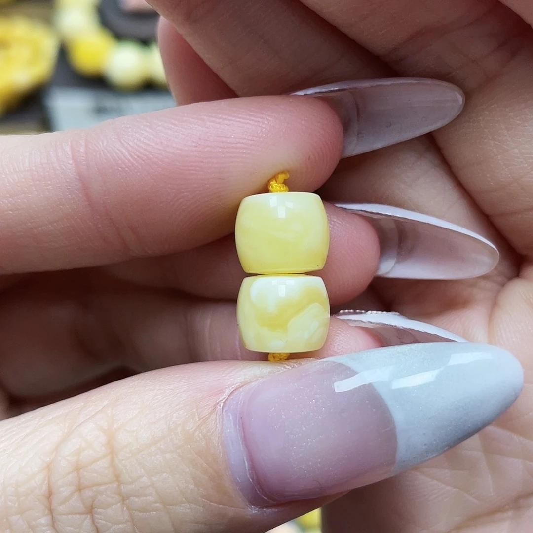 琥珀珠宝奇石未镶嵌9.7*7.7mm微瑕福利款