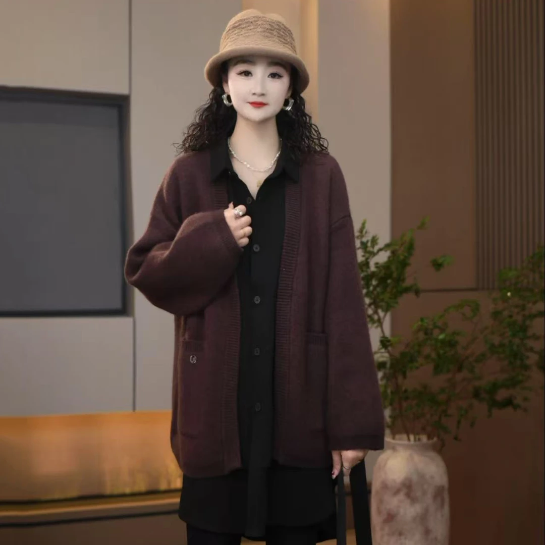 1945常规款保暖长袖纯色毛衣气质女士韩版针织