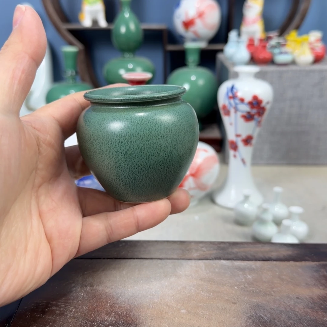 陶瓷手工小花器摆件