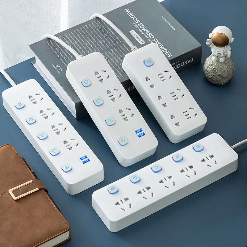 适用公牛排插带线插板家用多位插排 多功能带线1.8米电源转换器插