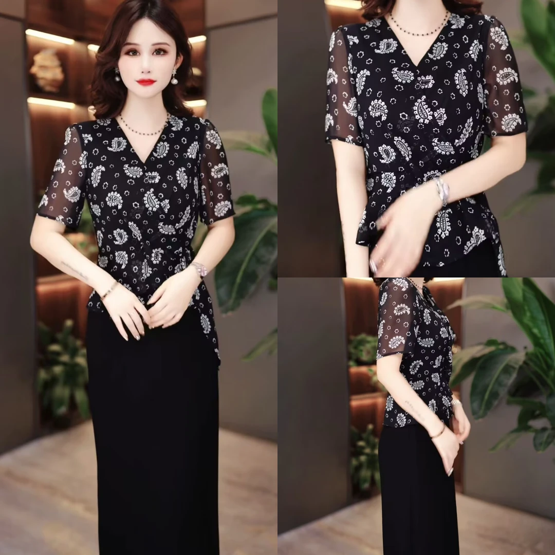 夏季时尚新款连衣裙2025初夏新款显瘦修身气质遮肚裙子MY25Y1128