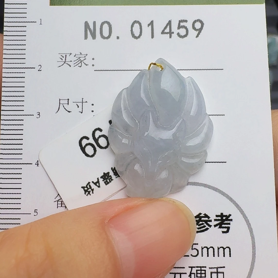 翡翠未镶嵌颈饰挂件1459