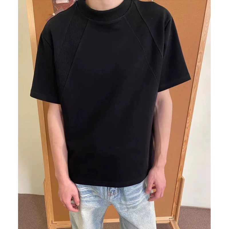 【真滴帅】夏季cleanfit美式重磅结构短袖T恤男百搭boxy版型夏装短T