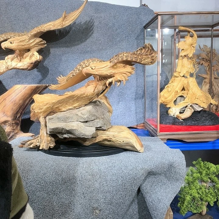 木找*老鹰摆件工艺品摆件2660