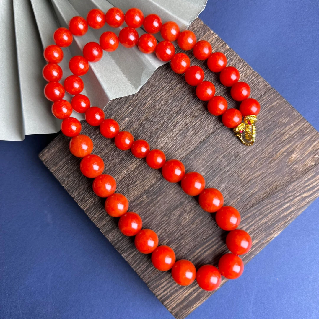 高定珠宝设计风南红玛瑙妈妈链-x507