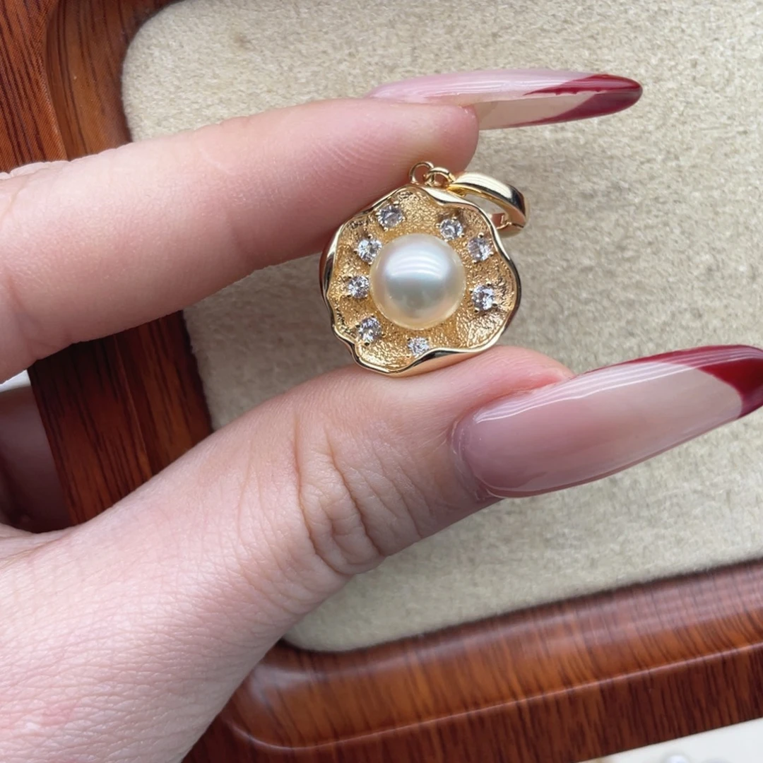 颈饰海水珍珠银S925镶嵌S81