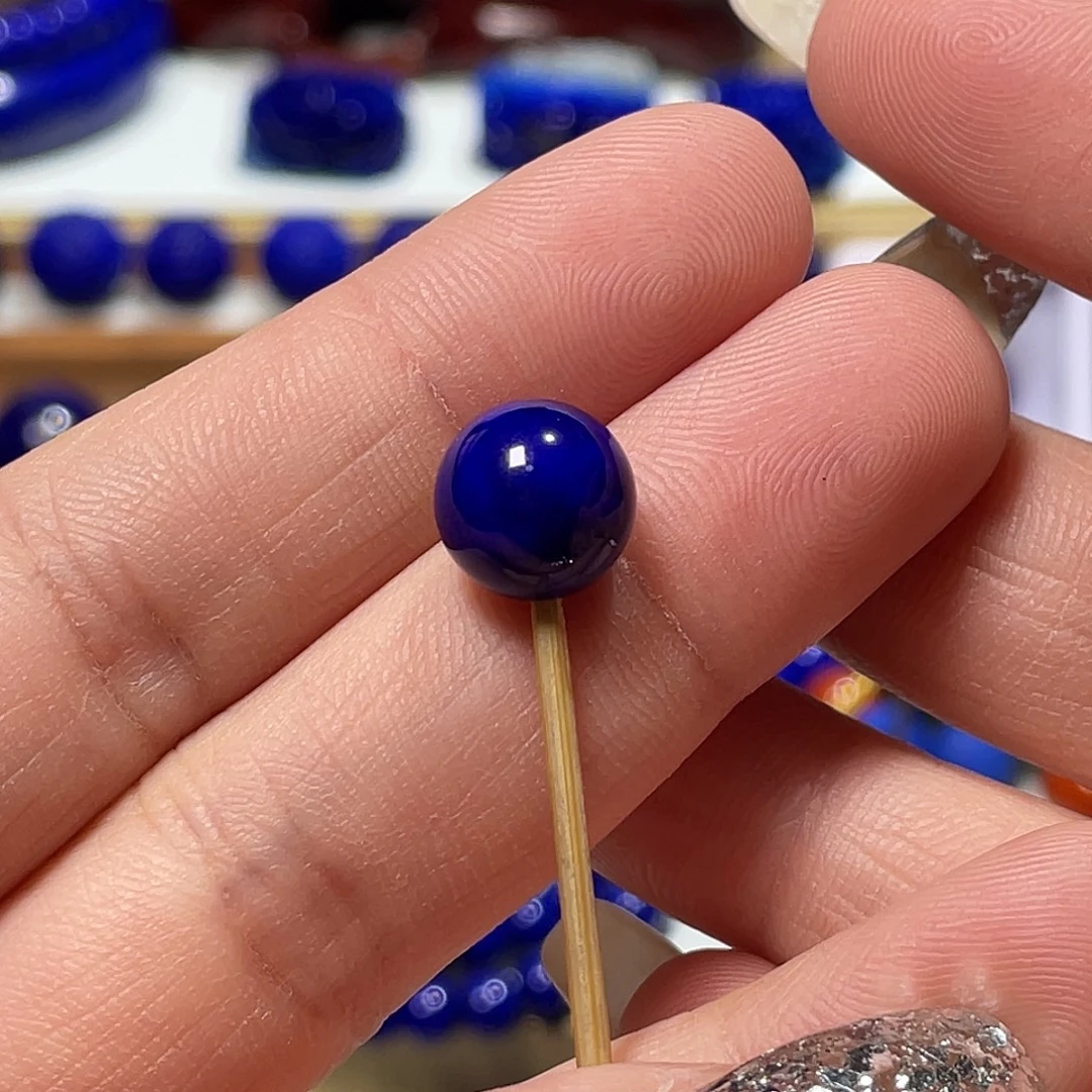 义***～未镶嵌青金石高品单珠10.2mm