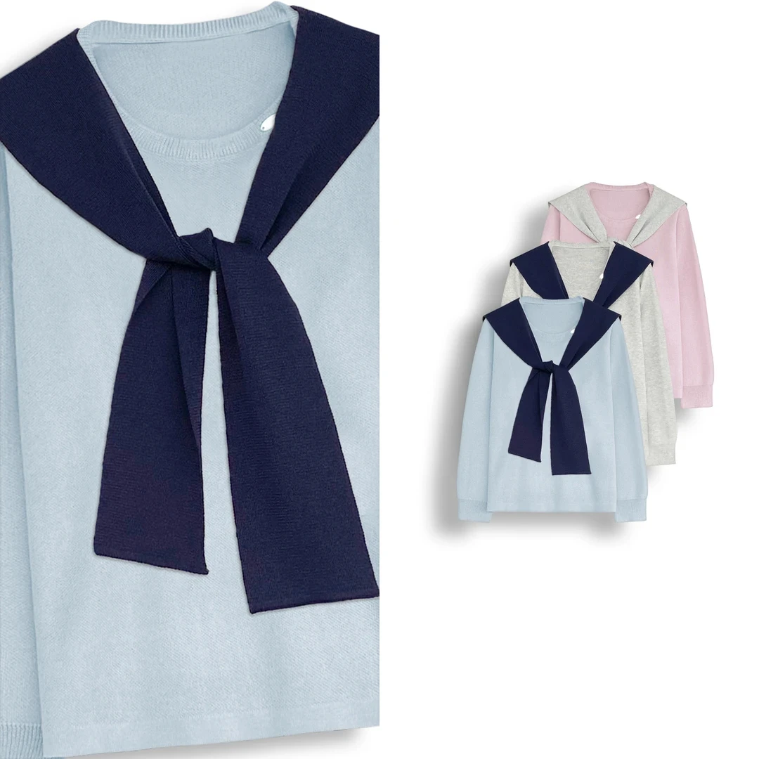 披肩款多巴胺早春款百搭针织衫女新款洋气炸街女装高级感休闲上衣