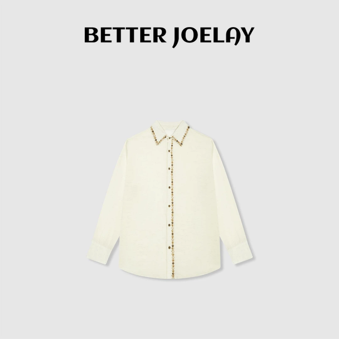 BETTER JOELAY -【华美绚丽】时尚百搭衬衫宽松潮流休闲风Z4648