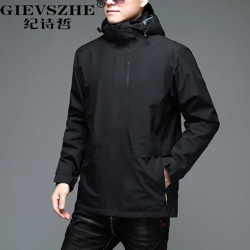 纪诗哲2025秋季冲锋衣男女夹克衫外套防风防水可拆卸户外进藏露营