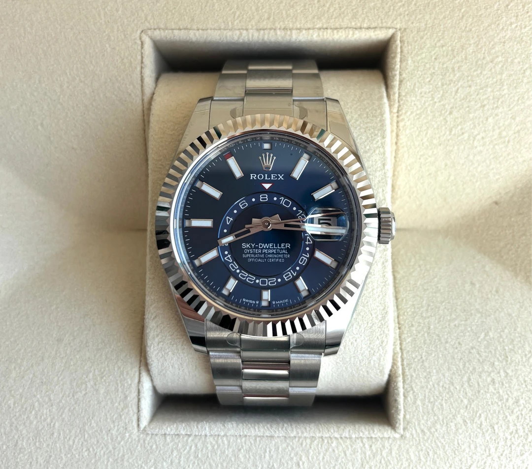 99新 Rolex/劳力士 336934蓝 25年 全套手表 自动上链机械机芯
