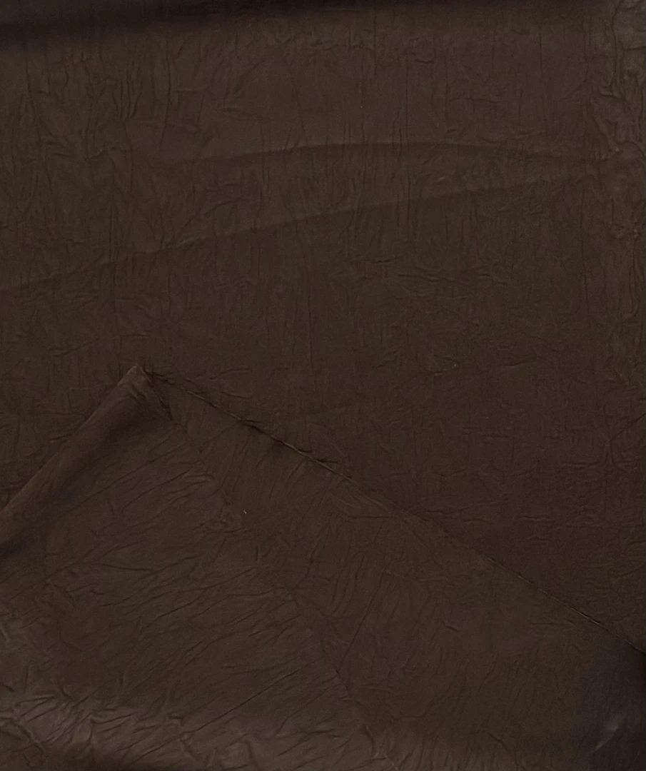 深咖色龟裂纹提花面料（瑕疵）