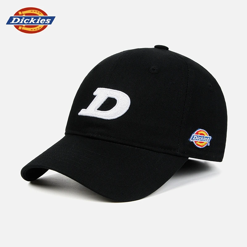 Dickies棒球帽鸭舌帽帽子徽章时尚棒球帽休闲风宽檐lulu风休闲帽